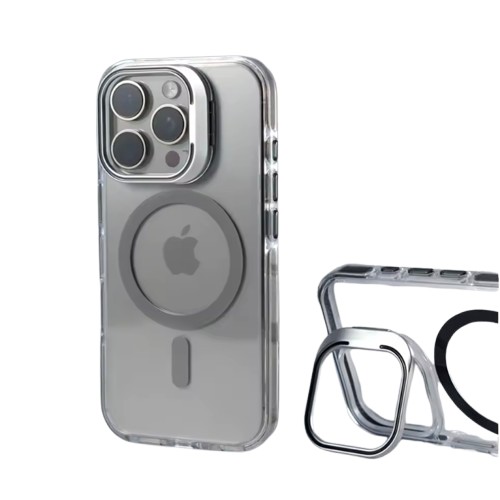 MAGNETIC - Coque Magsafe "Metal Stand Case" pour iPhone 13 PRO MAX  (WHITE)